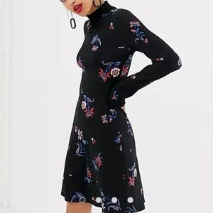 Warehouse paisley floral dress